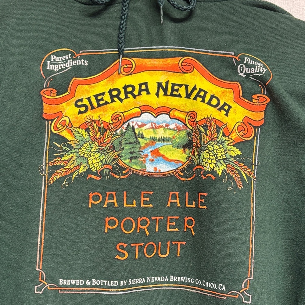 Sierra Nevada Dark Green Hoodie - Picture 2 of 4